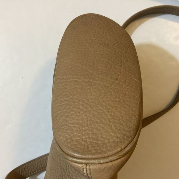 VTG Coach #4907 Sonoma Small Bucket Zip In Natural Grain Leather Cross Body Bag - Picture 10 of 16